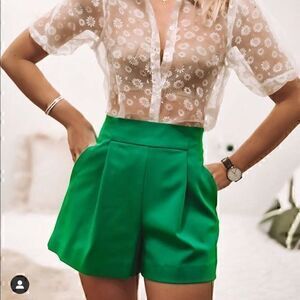 ZARA high waisted shorts 7149/046